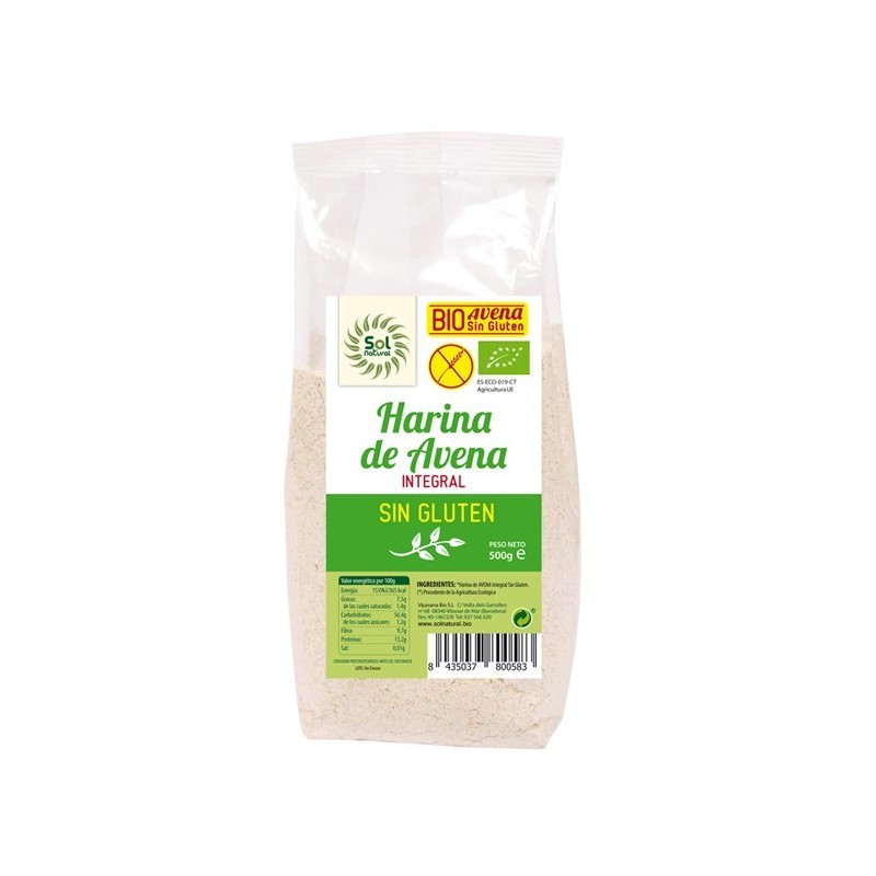 HARINA DE AVENA SIN GLUTEN BIO 500 g
