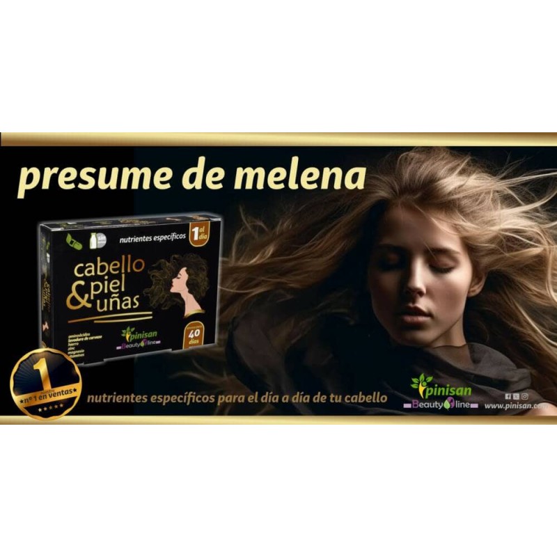 CABELLO PIEL Y UÑAS 40 caps