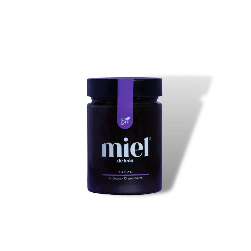Miel de brezo Bio 450g Miel de Leon | Dietisur