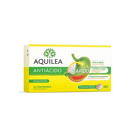 Antiacido digestion efecto rapido 24 comprimidos Aquilea | Dietisur