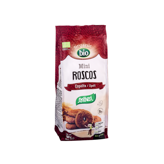 MINI ROSCOS ESPELTA BIO 150 G Santiveri