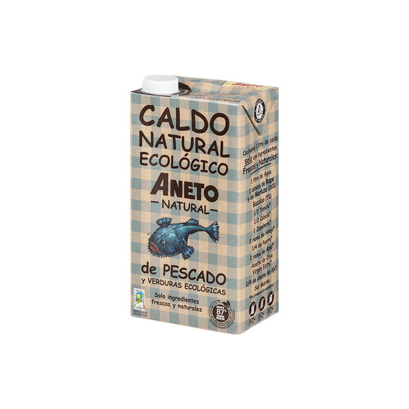 CALDO BIO PESCADO CON VERDURAS 1 Litro