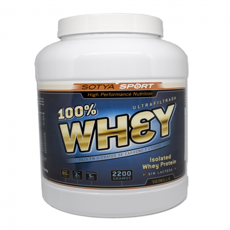 100% WHEY VAINILLA 2,2 kg