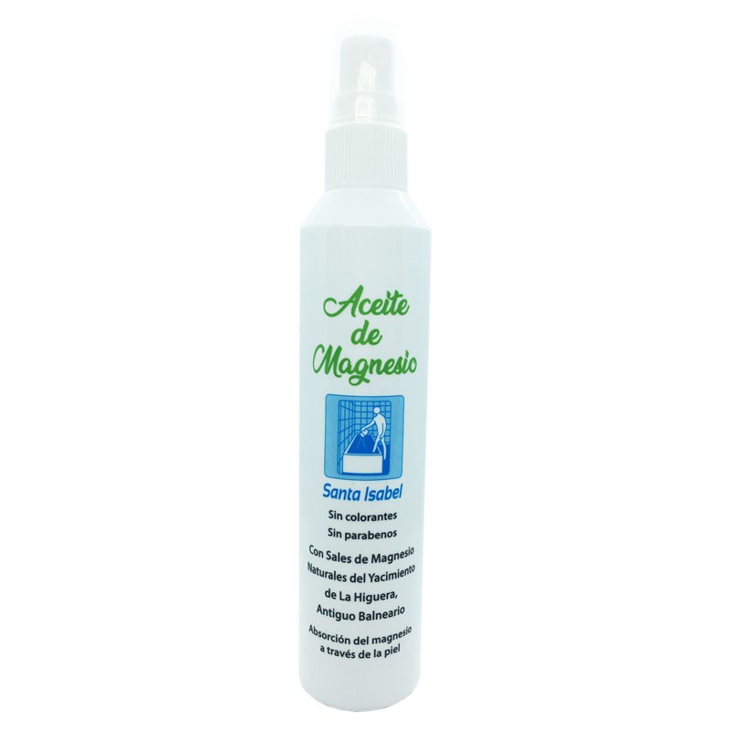 Aceite de Magnesio natural spray 125 ml Santa Isabel | Dietisur