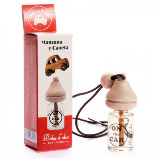 Ambientador ON THE CAR Manzana y canela 12x8ml Boles d'Olor