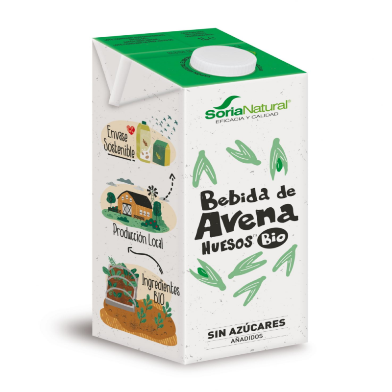 PACK BEBIDA DE AVENA HUESOS BIO 6 x 1 litro