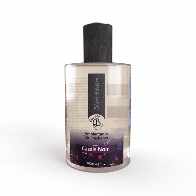 Ambientador Cassis Noir Spray Black Edition 6x100ml Boles d'olor