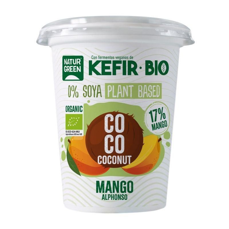 Kefir Coco Mango Bio 400g NaturGreen | Dietisur