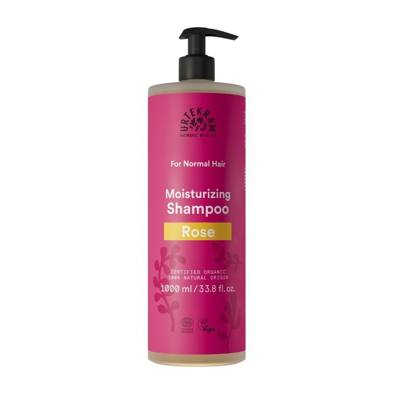 Champu de rosas para cabello normal bio 1L Urtekram | Dietisur