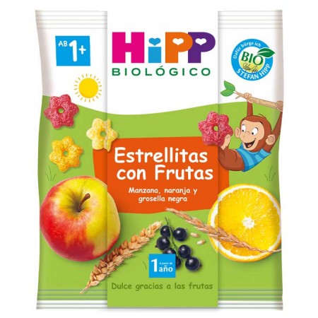 Estrellitas con frutas bio 30g Hipp | Dietisur