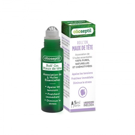 ROLL ON DOLOR DE CABEZA 5 ML ACEITES ESENCIALES