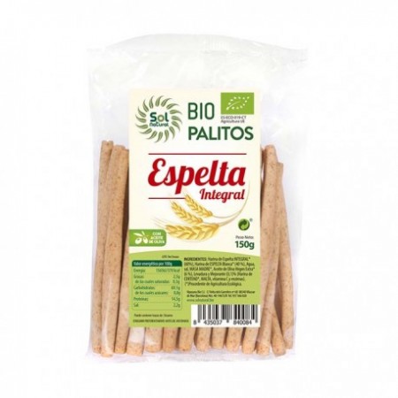 PALITOS DE ESPELTA INTEGRAL BIO 150 g