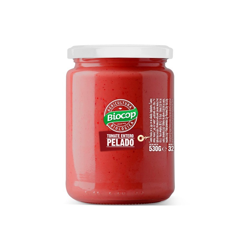 TOMATE ENTERO PELADO BIOCOP 530 G