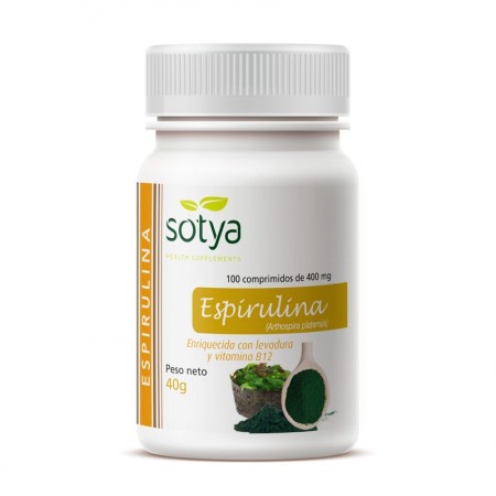 ESPIRULINA 400 MG 100 COMPR