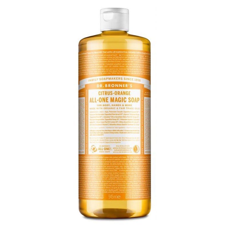 Jabon liquido citricos naranja bio 945ml Dr. Bronner's | Dietisur