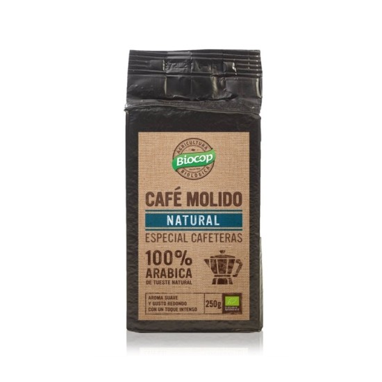 CAFE MOLIDO 100% ARABICA BIOCOP 250 g