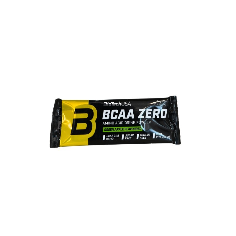 BCAA Zero Manzana aminoacidos polvo 9g BiotechUSA | Dietisur