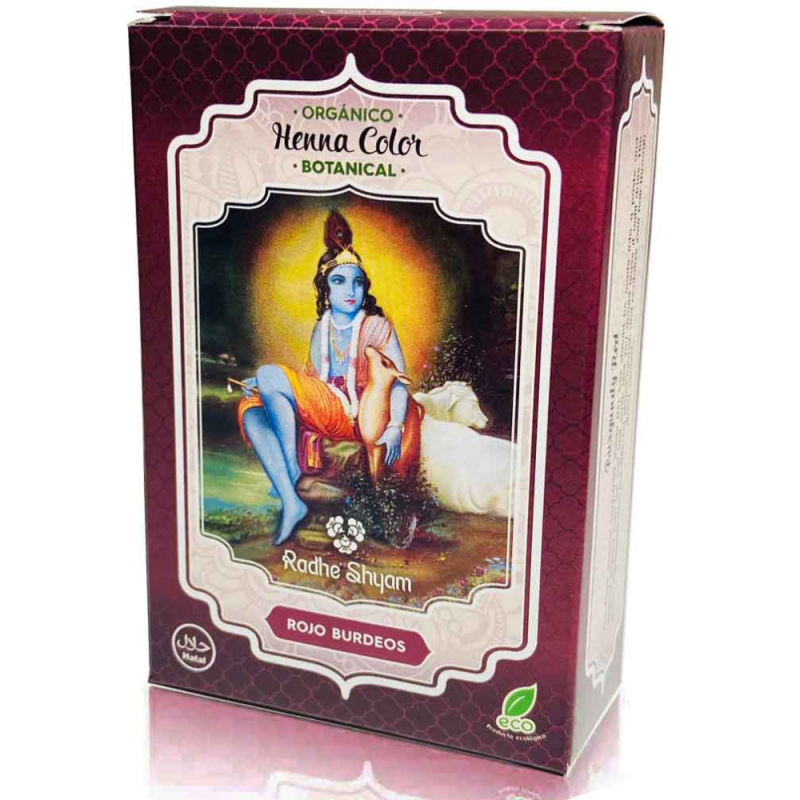 HENNA BOTANICALS ROJO BURDEOS POLVO 100 gr