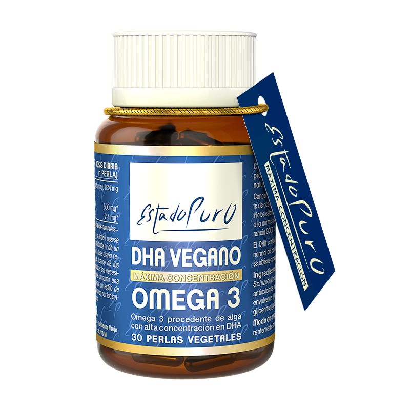 ESTADO PURO DHA VEGAN OMEGA 3 30 perlas vegetales