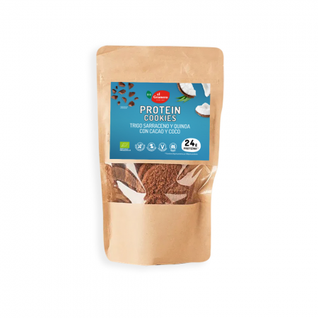 COOKIES PROTEIN CACACO Y COCO BIO 130 g