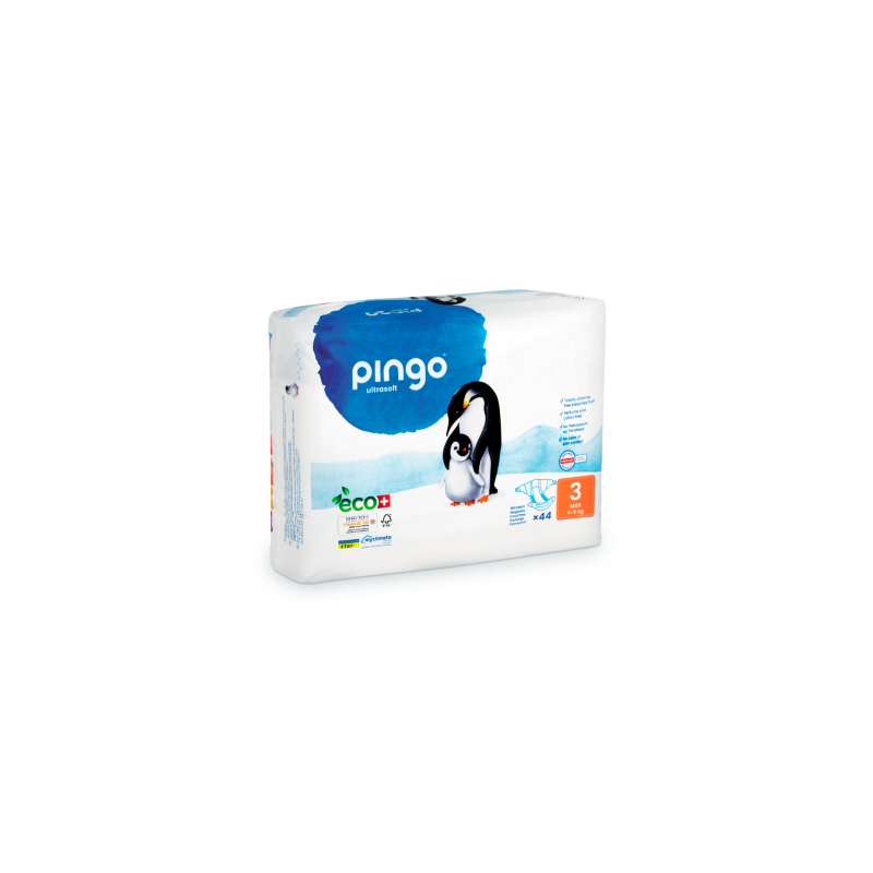 PAÑALES T3 4-9 kg BIO 44 uds