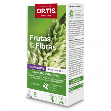 FRUTAS & FIBRAS ACCION SUAVE 10 g X 12 sobres