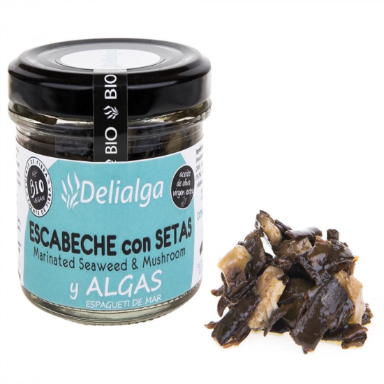 ALGAS Y SETAS EN ESCABECHE BIO 100 g