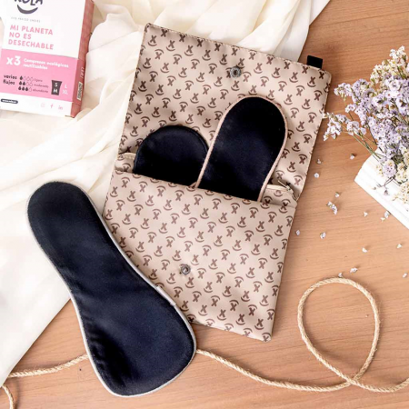 NECESER IMPERMEABLE LUXE PARA COMPRESAS
