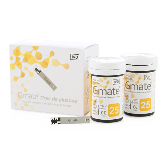 GMATE TIRAS GLUCOSA 50 uds