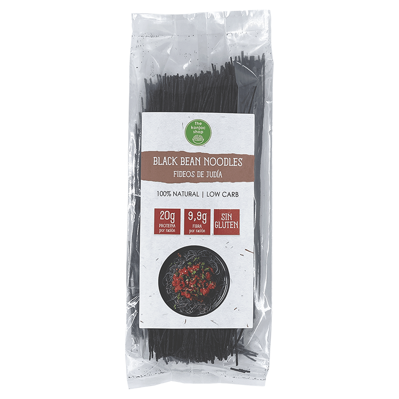 ESPAGUETIS PROTEICOS DE JUDIA NEGRA 200 g