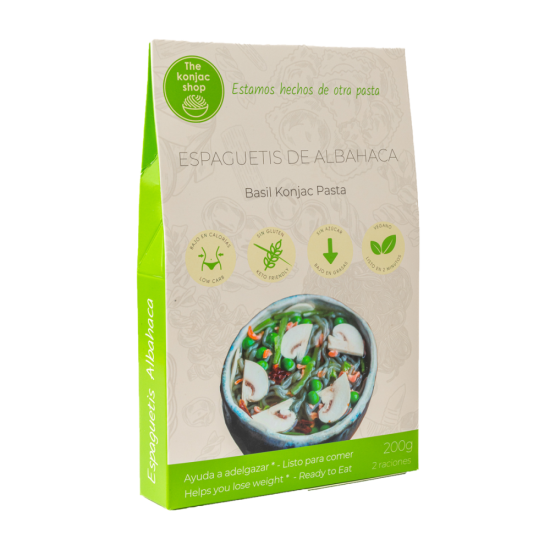 ESPAGUETIS DE ALBAHACA DE KONJAC 200 g