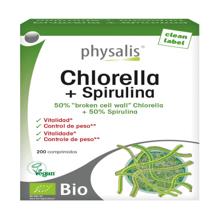 CHLORELLA + SPIRULINA 200 comp