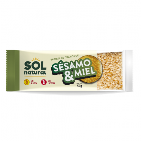 CAJA 24 BARRITAS DE SESAMO & MIEL 50 g