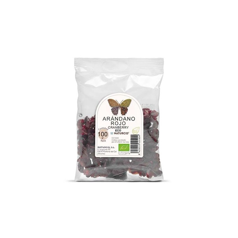 ARANDANO ROJO CRANBERRY ECO 175 g VEGANO