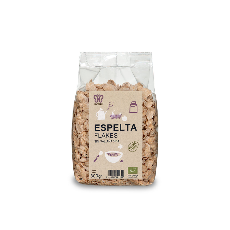 ESPELTA FLAKES SIN SAL ECO con gluten 300 g