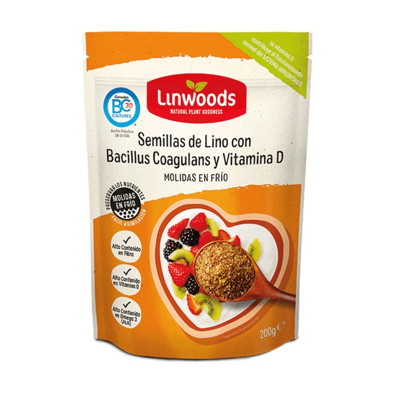SEMILLAS LINO MOLIDAS PROBIOTICO VITAMINA D 200 g