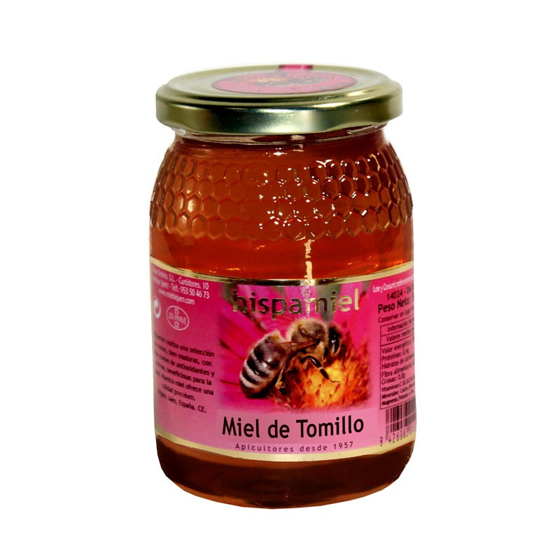 Miel de tomillo 500g Hispamiel | Dietisur