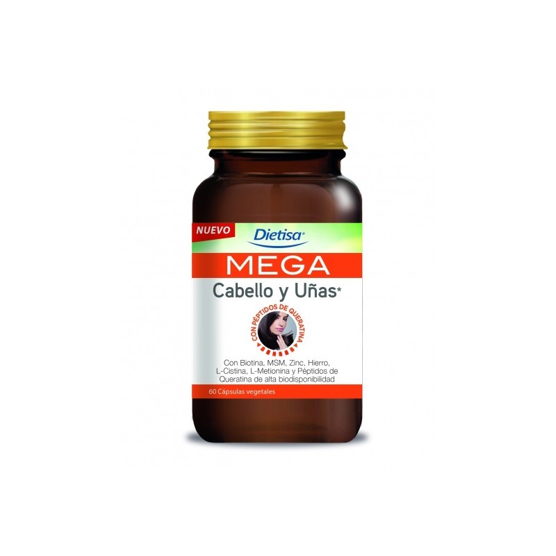 MEGA CABELLO Y UÑAS 60 vcaps