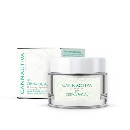 Crema Facial con CBD Hidratante Bio 50ml Cannactiva | Dietisur