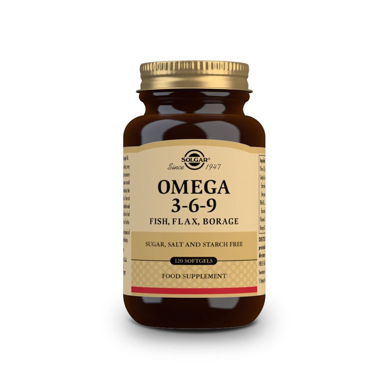 Omega 3-6-9 120 perlas Solgar | Dietisur