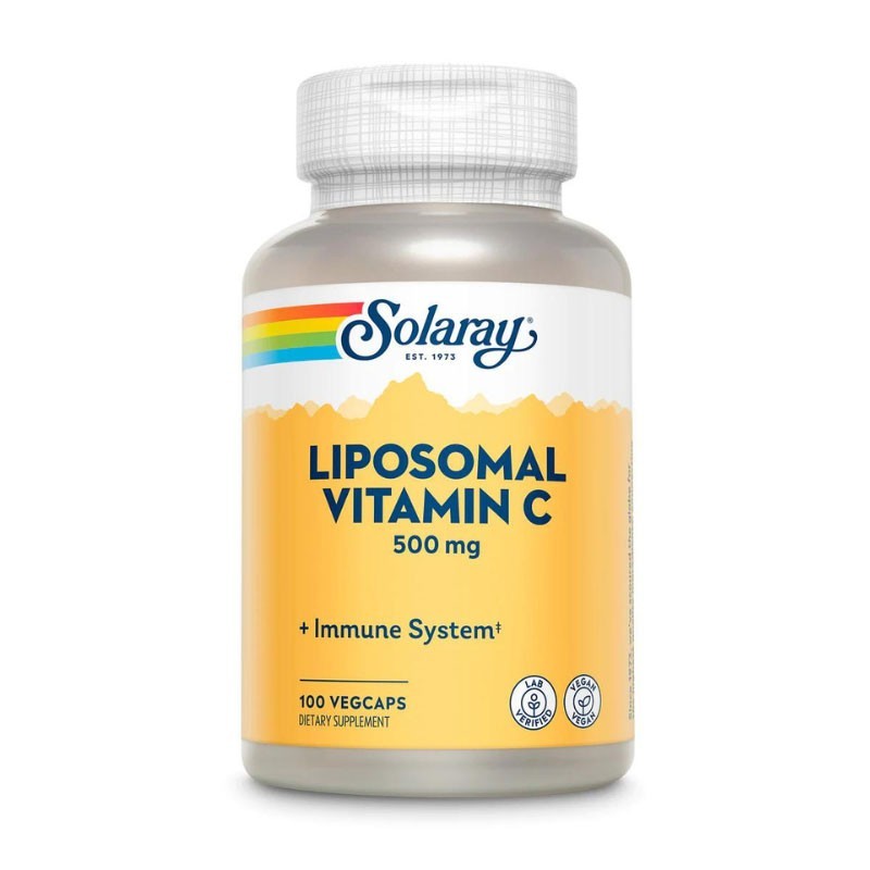 Liposomal Vitamin C 500mg 100 vcaps Solaray | Dietisur