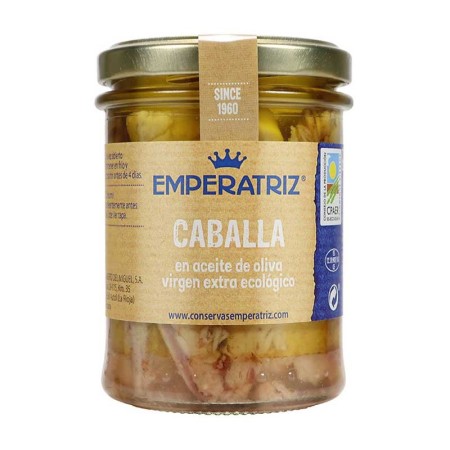 Caballa en aceite de oliva Bio 213ml 130g Emperatriz | Dietisur