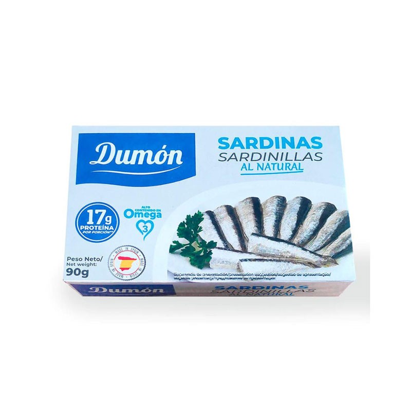 Sardinas Sardinillas al natural 90g Dumon | Dietisur