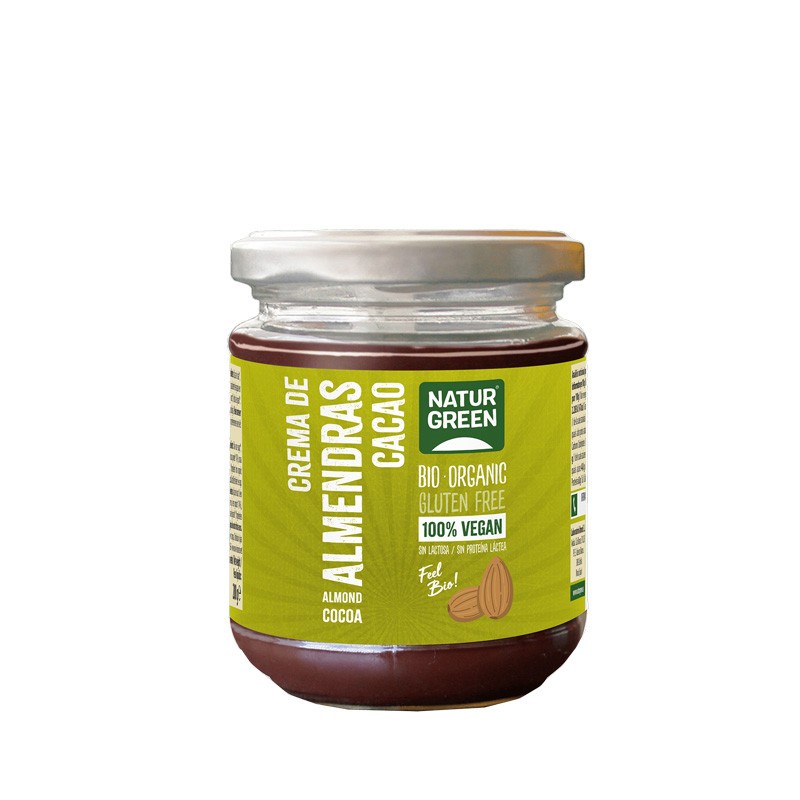 CREMA ALMENDRAS CACAO BIO 200 GR