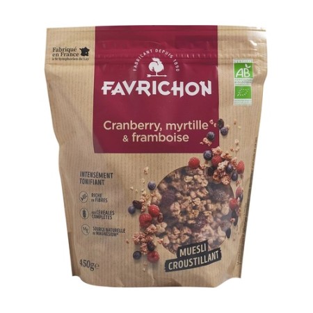 MUESLI CRUNCHY FRAM CHOCO 375G FAVRICHON