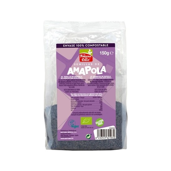 Semillas Amapola 150gr BIO LA FINESTRA