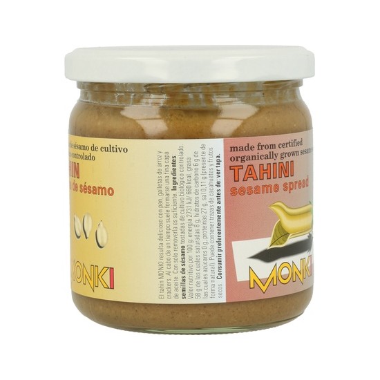 Tahín tostado 330 gr MONKI