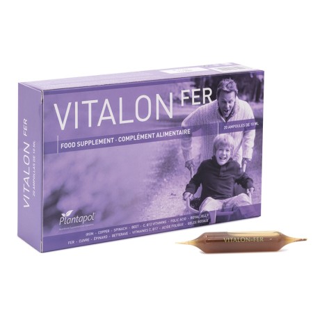 VITALON FER JALEA REAL 20 ampollas x 10 ml