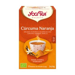 Yogi Tea Curcuma Naranja 17 bolsitas