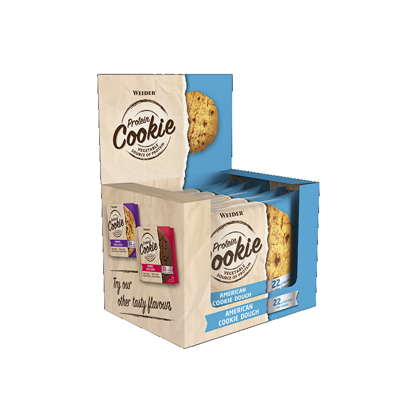 CAJA 12 UD. PROTEIN COOKIE AMERICAN COOKIE DOUGH